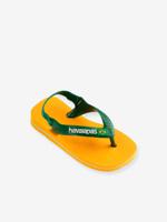 Teenslippers voor baby Brasil Logo II HAVAIANAS geel