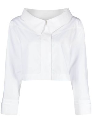V:PM ATELIER chemise Yuna à coupe crop - Blanc