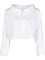 V:PM ATELIER chemise Yuna à coupe crop - Blanc