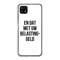 Belastinggeld: Samsung Galaxy A22 5G Transparant Hoesje