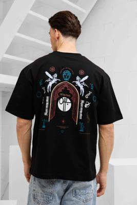 Off The Pitch Sacred T-Shirt Heren Zwart - Maat XL - Kleur: Zwart | Soccerfanshop