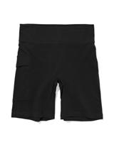 HEMA Dames Fietsshort Real Lasting Cotton Zwart (zwart)