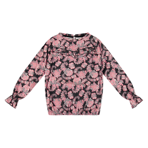 Vinrose Meisjes blouse - Zwart