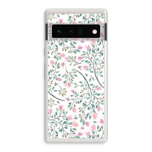 Sierlijke bloemen: Google Pixel 6 Pro Transparant Hoesje