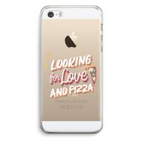 Pizza is the answer: iPhone 5 / 5S / SE Transparant Hoesje Pizza is the answer: iPhone 5 / 5S / SE Transparant Hoesje