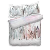Heckett & Lane dekbedovertrek Finestock - roze - 140x200 cm