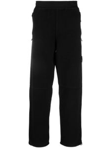 Stone Island pantalon cargo à patch Compass - Noir