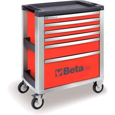 Beta C39/6 Rood Gereedschapswagen, met zes laden - 039000033