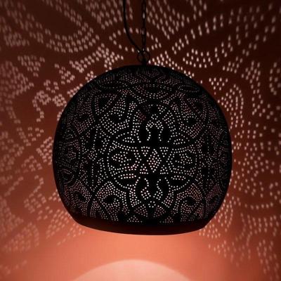 Hanglamp Ameera zwart/koper bol