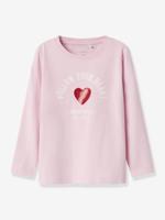 T-shirt met lange mouwen voor meisjes NMFLIRA NAME IT, boxy pasvorm rozen