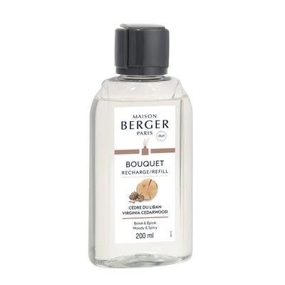LAMPE BERGER - Parfum Berger - Navulling 0,20l Virginia Cedarwood