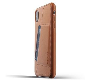 Mujjo Leather Wallet Case iPhone XS Max bruin - MUJJO-CS-102-TN