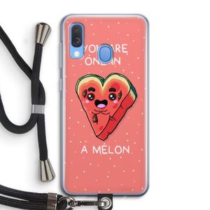 One In A Melon: Samsung Galaxy A40 Transparant Hoesje met koord