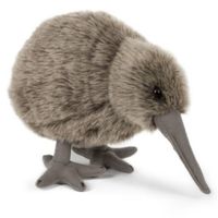 Pluche kiwi vogel knuffel 20 cm speelgoed   - - thumbnail