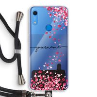 Hartjes en kusjes: Huawei Y6s Transparant Hoesje met koord