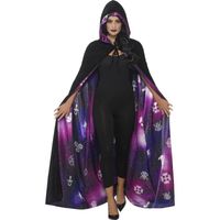 Tweezijdige Galaxy Ouija verkleed Cape Tweezijdige Galaxy Ouija verkleed Cape