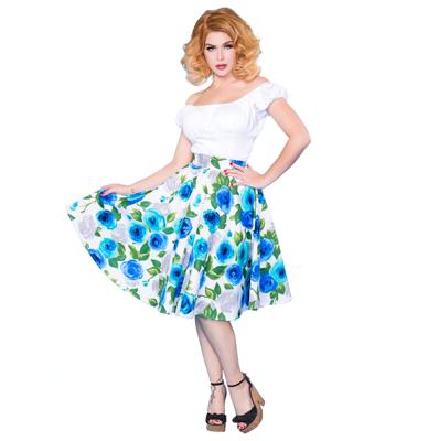 Ava Rose Circle Skirt Blue-L | 35% korting Ava Rose Circle Skirt Blue-L | 35% korting