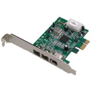 Dawicontrol DC-FW800 FireWire PCIe Hostadapter interfacekaart/-adapter