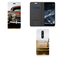 Nokia 5.1 (2018) Stand Case Vintage Auto