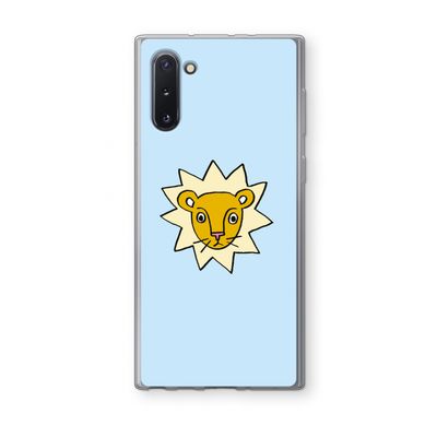 Kleine leeuw: Samsung Galaxy Note 10 Transparant Hoesje