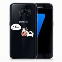 Samsung Galaxy S7 Telefoonhoesje met Naam Cow