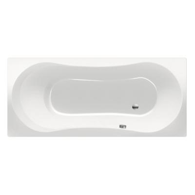 Xenz Dominica Douchebad - 170x75x47 - afvoer uiteinde - acryl - wit 6817-01