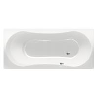 Xenz Dominica Douchebad - 170x75x47 - afvoer uiteinde - acryl - wit 6817-01