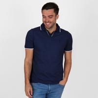 Heren Polo Stein - Donkerblauw Melange