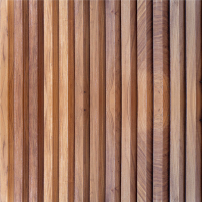 Verticale houten planken fotobehang woonkamer