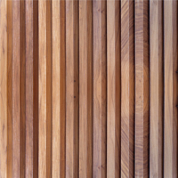 Verticale houten planken fotobehang woonkamer
