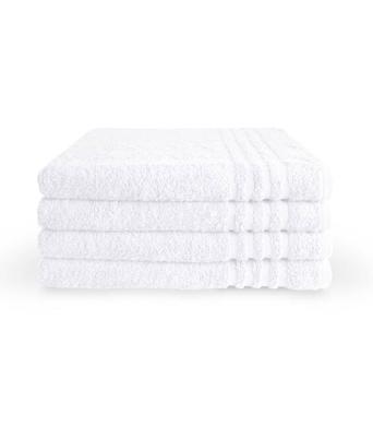 Set van 4 Byrklund badlakens bath basics wit 70x140 cm