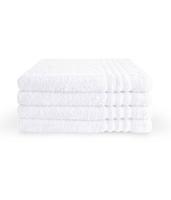Set van 4 Byrklund badlakens bath basics wit 70x140 cm