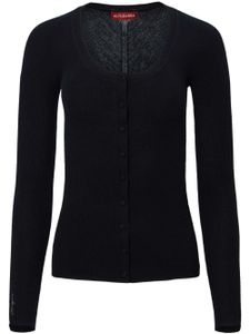 Altuzarra cardigan en cachemire à logo brodé - Noir