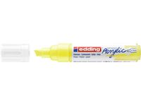 Edding 5000 Acrylic Marker Broad permanente marker Beitelvormige punt Geel 1 stuk(s) - thumbnail