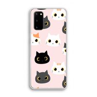Katten: Samsung Galaxy S20 Transparant Hoesje