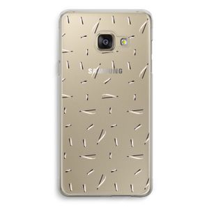 Hipster stripes: Samsung Galaxy A3 (2016) Transparant Hoesje