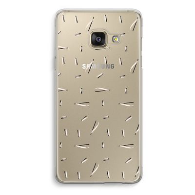 Hipster stripes: Samsung Galaxy A3 (2016) Transparant Hoesje