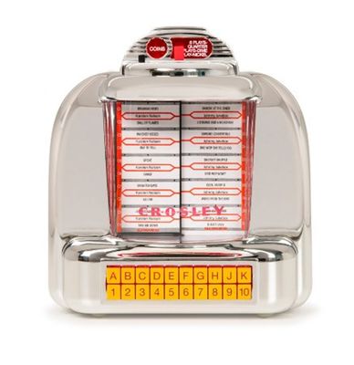 Crosley Corsair Diner Jukebox Tafelmodel Radio - Zilver Crosley Corsair Diner Jukebox Tafelmodel Radio - Zilver
