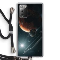 Mars Renaissance: Samsung Galaxy Note 20 / Note 20 5G Transparant Hoesje met koord
