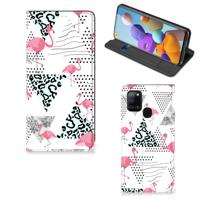 Samsung Galaxy A21s | Hoesje maken | Flamingo Triangle