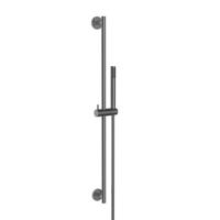 Glijstang set Wiesbaden UniMatch | 75 cm | Incl.Handdouche en Doucheslang | Messing | Rond | Gunmetal