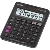 Casio MJ-120DPLUS Bureaurekenmachine Zwart Aantal displayposities: 12 werkt op zonne-energie, werkt op batterijen (b x h x d) 126.5 x 28.6 x 148 mm