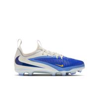 Nike Phantom 6 Low Academy Gras / Kunstgras Voetbalschoenen (MG) Kids Wit Blauw Geel
