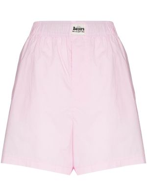 Natasha Zinko short à taille élastiquée - Rose