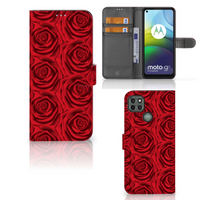 Motorola Moto G9 Power Hoesje Red Roses - thumbnail
