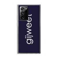 Gijweet: Samsung Galaxy Note 20 Ultra / Note 20 Ultra 5G Transparant Hoesje