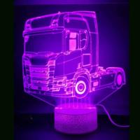 3D LED LAMP - VRACHTWAGEN SEMI 2 - Ontwerp-zelf.nl