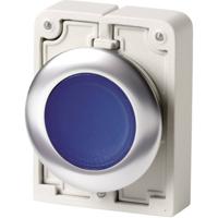 Eaton 182940 M30C-FDL-B Druktoets Plat, Rond, Verchroomd Blauw 1 stuk(s)