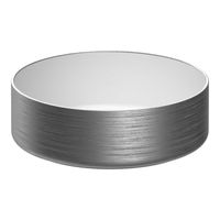 Waskom Sanitop Duo-Color Rond 36 cm Glans White Silver Sanitop - thumbnail