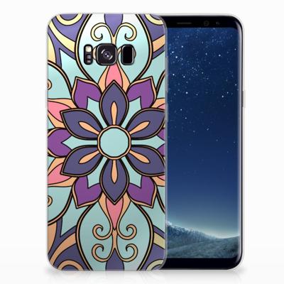 Samsung Galaxy S8 Plus | TPU Case | Purple Flower